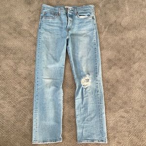 Wedgie Straight Jeans size 28 only worn a handful of times. High waisted.